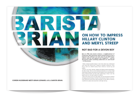 Barista Brian for [EDIT] Magazine, Volume 14