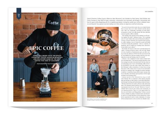 EPOCH Coffee for EDIT magazine, Volume 15