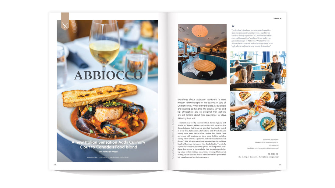 Abbiocco Restaurant in Charlottetown, Volume 23